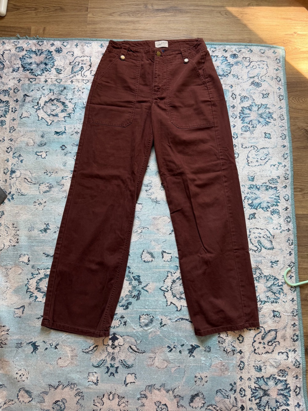 Universal Thread Men's Cotton Chinos in Deep Burgundy